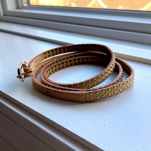 J.Crew Double Studded Leather Belt